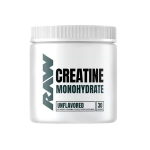 RAW CREATINE MONOHYDRATE UNFLOVORED 30 SERV