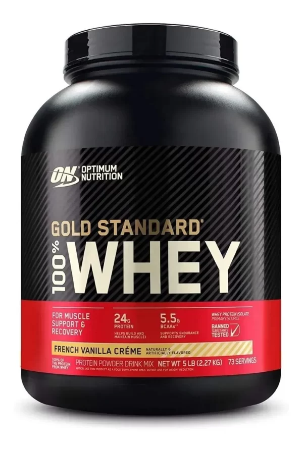 ON 100% WHEY GOLD STD VAINILLA FRENCH 5LBS