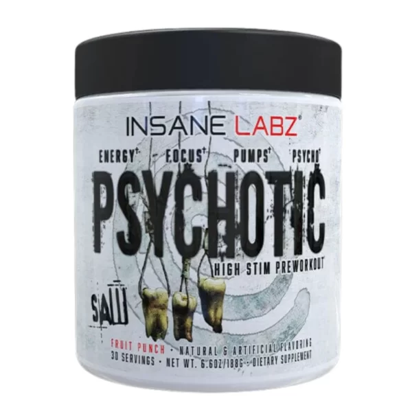 PRE WORKOUT INS SAW SERIES PSYCHOTIC FRUIT PUNCH 30 SERV