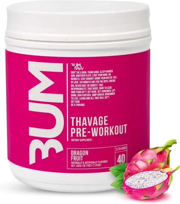 PRE WORKOUT CBUM THAVAGE DRAGON FRUIT 40 SERV