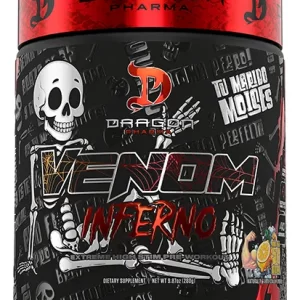 PRE WORKOUT VENOM INFERNO BRAZO DE 50 LIMON 40 SERV
